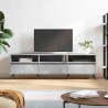 Meuble TV gris béton 150x30x44,5 cm bois d'ingénierie 628427628427
