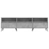 Meuble TV gris béton 150x30x44,5 cm bois d'ingénierie 628427628427