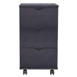 Meuble à tiroirs 33x45x60 cm Noir 628432628432