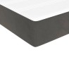 Matelas de lit à ressorts ensachés fermeté moyenne gris foncé 120x190x20 cm 628433628433