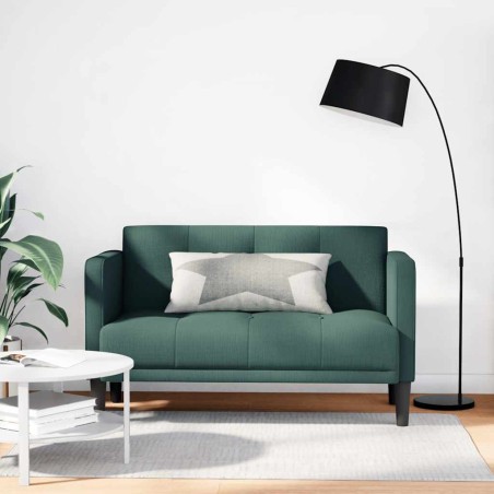 Canapé deux places vert foncé 111 cm en tissu 628436628436