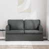 Canapé Gris foncé 144 x 80 x 85 cm tissu 628438628438