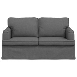 Canapé Gris foncé 144 x 80 x 85 cm tissu 628438628438