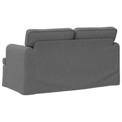 Canapé Gris foncé 144 x 80 x 85 cm tissu 628438628438
