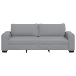 Canapé à 3 places gris clair 220x77x82 cm tissu 628442628442