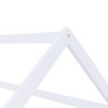 Cadre de lit d'enfant Blanc Bois de pin massif 70x140 cm 628445628445