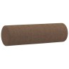 Canapé 2 places avec oreillers décoratifs marron 140 cm tissu 628446628446