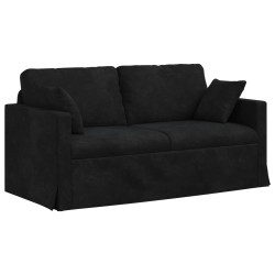 Canapé Noir 158 x 78 x 80 cm Velours 628451628451