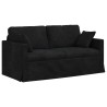Canapé Noir 158 x 78 x 80 cm Velours 628451628451