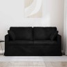 Canapé Noir 158 x 78 x 80 cm Velours 628451628451