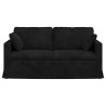 Canapé Noir 158 x 78 x 80 cm Velours 628451628451