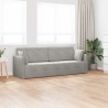 Canapé-lit au sol Gris clair 213 x 70 x 77 cm Velours 628453628453