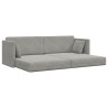 Canapé-lit au sol Gris clair 213 x 70 x 77 cm Velours 628453628453