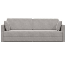 Canapé-lit au sol Gris clair 213 x 70 x 77 cm Velours 628453628453