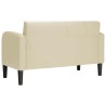 Canapé causeuse crème 110 cm similicuir 628456628456