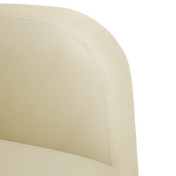 Canapé causeuse crème 110 cm similicuir 628456628456