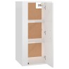 Meuble TV mural Blanc brillant 40x34,5x80 cm 628459628459