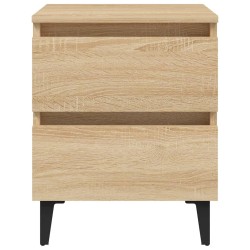 Tables de chevet 2 pcs chêne sonoma 40x35x50 cm bois ingénierie 628461628461