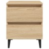 Tables de chevet 2 pcs chêne sonoma 40x35x50 cm bois ingénierie 628461628461