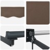 Store rétractable manuel avec LEDs Taupe 628462628462