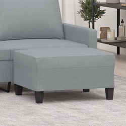 Repose-pied Gris clair 70x55x41 cm Tissu 628471628471