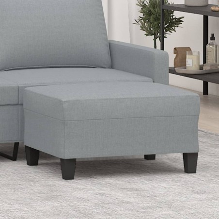 Repose-pied Gris clair 70x55x41 cm Tissu 628471628471