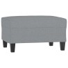 Repose-pied Gris clair 70x55x41 cm Tissu 628471628471