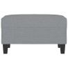 Repose-pied Gris clair 70x55x41 cm Tissu 628471628471