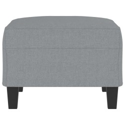 Repose-pied Gris clair 70x55x41 cm Tissu 628471628471