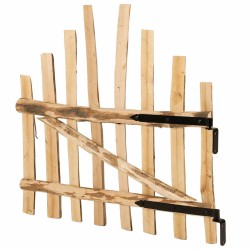 Portail de clôture courbé 100 x 90 cm 628474628474