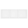 Meubles TV 2 pcs Blanc 107x35x37 cm Bois d'ingénierie 628477628477