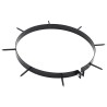 Pince d'aérateur de gazon avec pointes 5 pcs Ø 320 mm Acier 628479628479