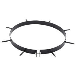 Pince d'aérateur de gazon avec pointes 5 pcs Ø 320 mm Acier 628479628479