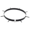 Pince d'aérateur de gazon avec pointes 5 pcs Ø 320 mm Acier 628479628479