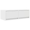 Meubles TV 2 pcs blanc 80x31x25,5 cm bois d'ingénierie 628480628480