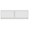 Meubles TV 2 pcs blanc 80x31x25,5 cm bois d'ingénierie 628480628480