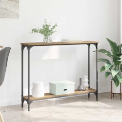 Table console Chêne artisanal 100 x 22,5 x 75 cm 628484628484