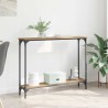 Table console Chêne artisanal 100 x 22,5 x 75 cm 628484628484