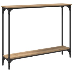 Table console Chêne artisanal 100 x 22,5 x 75 cm 628484628484