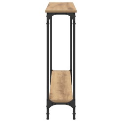 Table console Chêne artisanal 100 x 22,5 x 75 cm 628484628484
