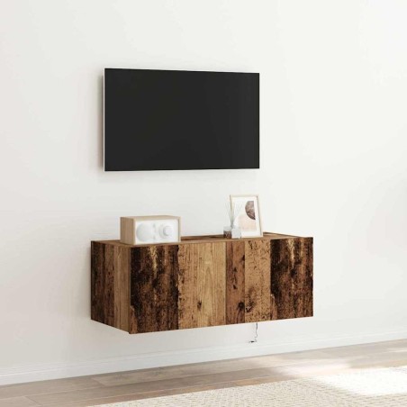 Meuble TV mural Bois ancien 80 x 35 x 31 cm Bois d'ingénierie 628485628485