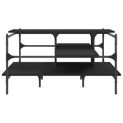 Table basse noir 100x100x48,5 cm bois d'ingénierie 628486628486