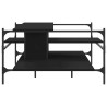 Table basse noir 100x100x48,5 cm bois d'ingénierie 628486628486