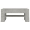 Table basse Gris béton 102x55x45 cm Bois d'ingénierie 628487628487