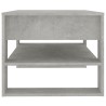 Table basse Gris béton 102x55x45 cm Bois d'ingénierie 628487628487