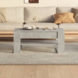 Table basse Gris béton 102x55x45 cm Bois d'ingénierie 628487628487