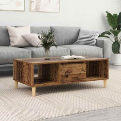 Table basse Bois ancien 102 x 55 x 35 cm Bois d'ingénierie 628488628488