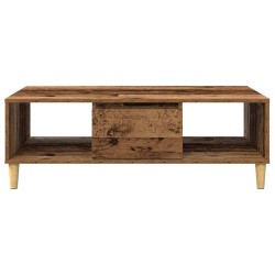 Table basse Bois ancien 102 x 55 x 35 cm Bois d'ingénierie 628488628488