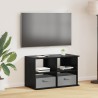 Support de télévision avec tiroir Chêne noir 79 x 40 x 48 cm 628490628490