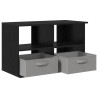 Support de télévision avec tiroir Chêne noir 79 x 40 x 48 cm 628490628490